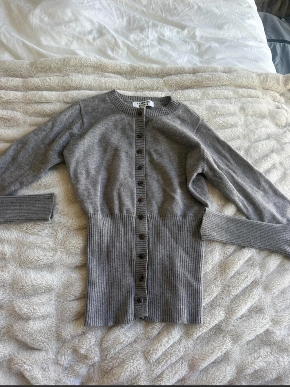 Grey Frankie’s Bikinis Sweater
